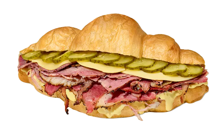 Pastrami Croissant Sandwich