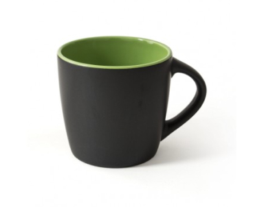 Black & green cup