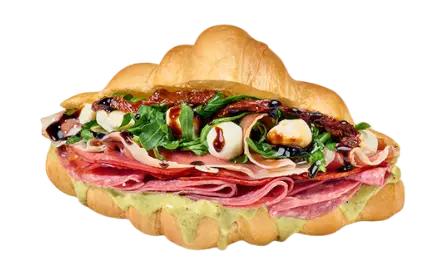 Italian Charcuterie Croissant Sandwich